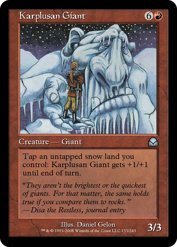 Karplusan Giant Front Face