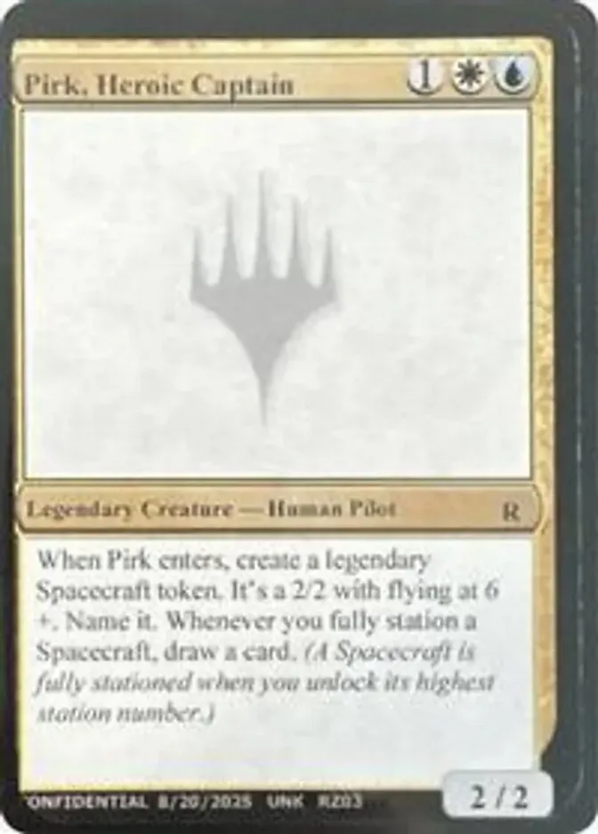Pirk, Heroic Captain Front Face