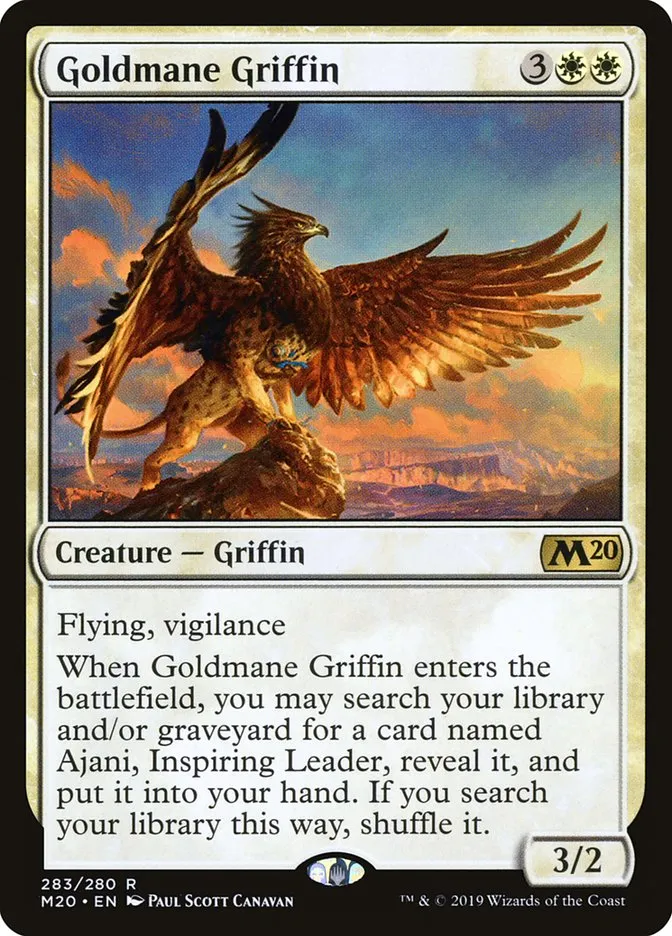 Goldmane Griffin Front Face