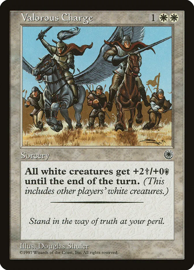 Valorous Charge Front Face