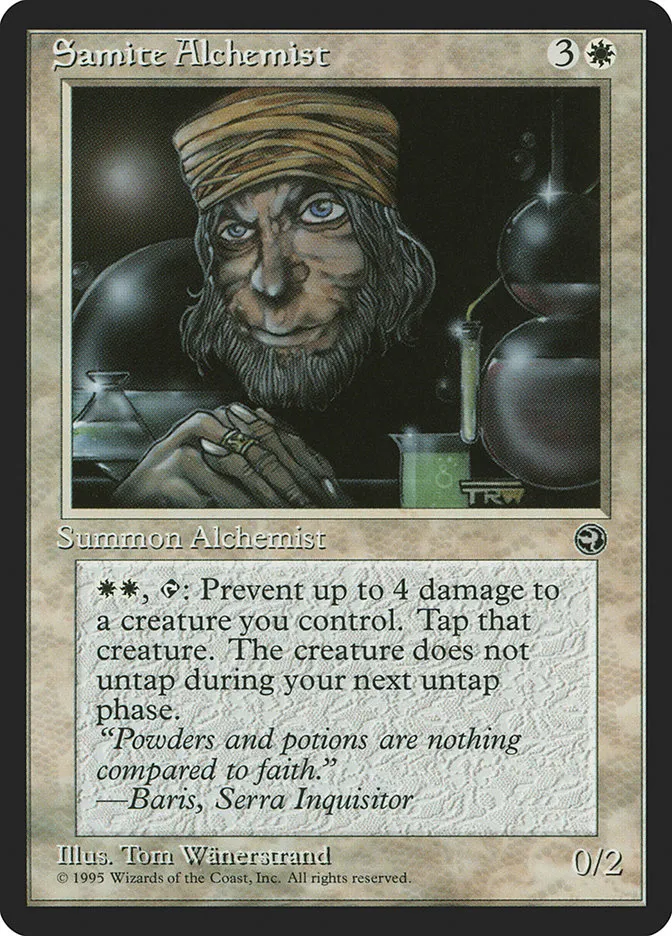 Samite Alchemist Front Face
