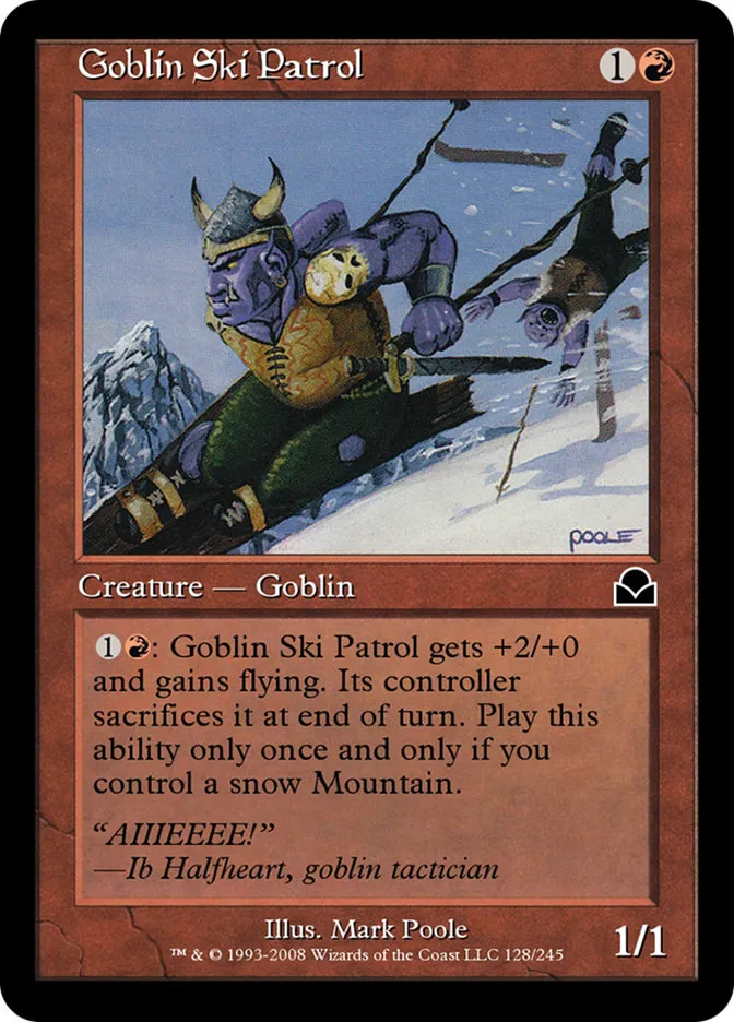 Goblin Ski Patrol Front Face