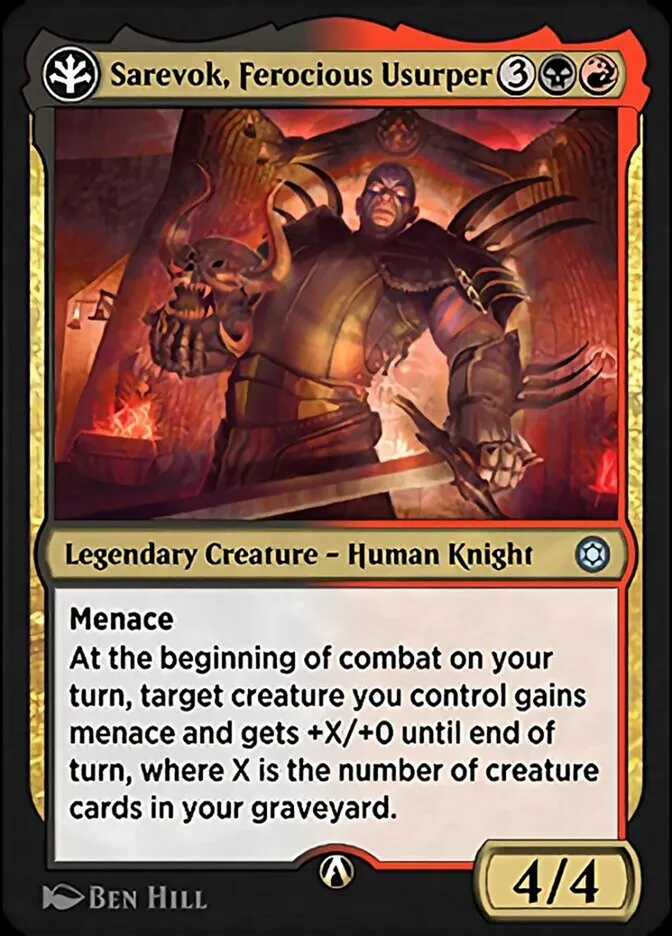 Sarevok, Ferocious Usurper Front Face