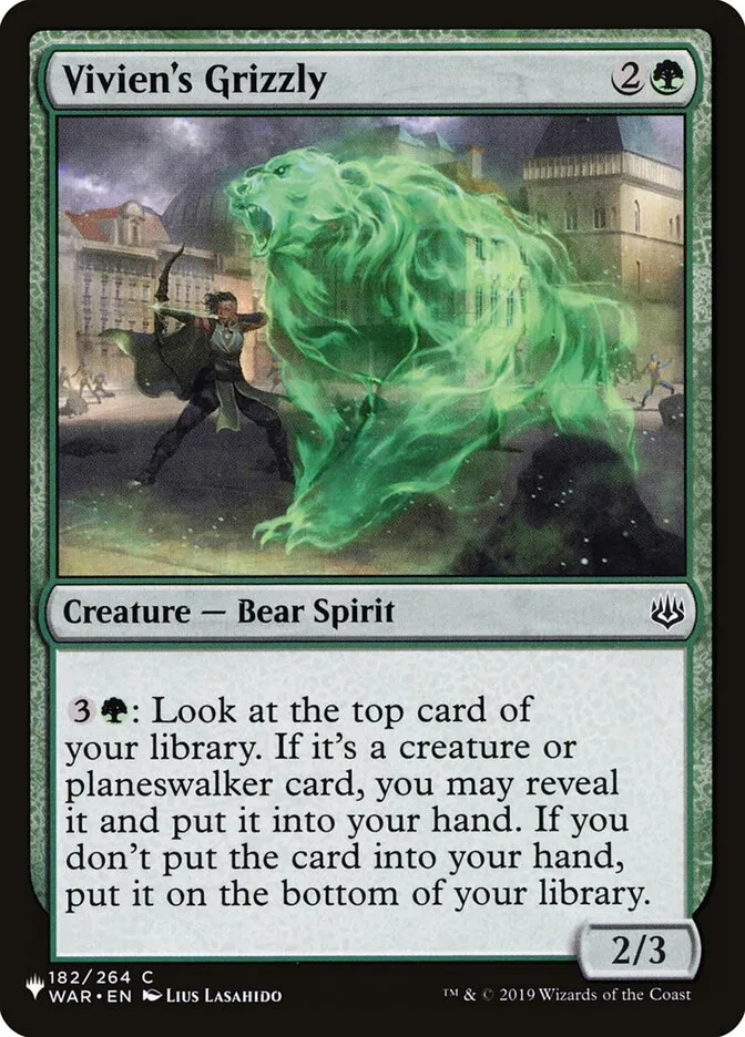 Vivien's Grizzly Front Face