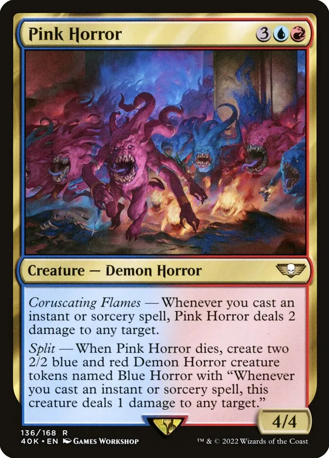 Pink Horror Front Face