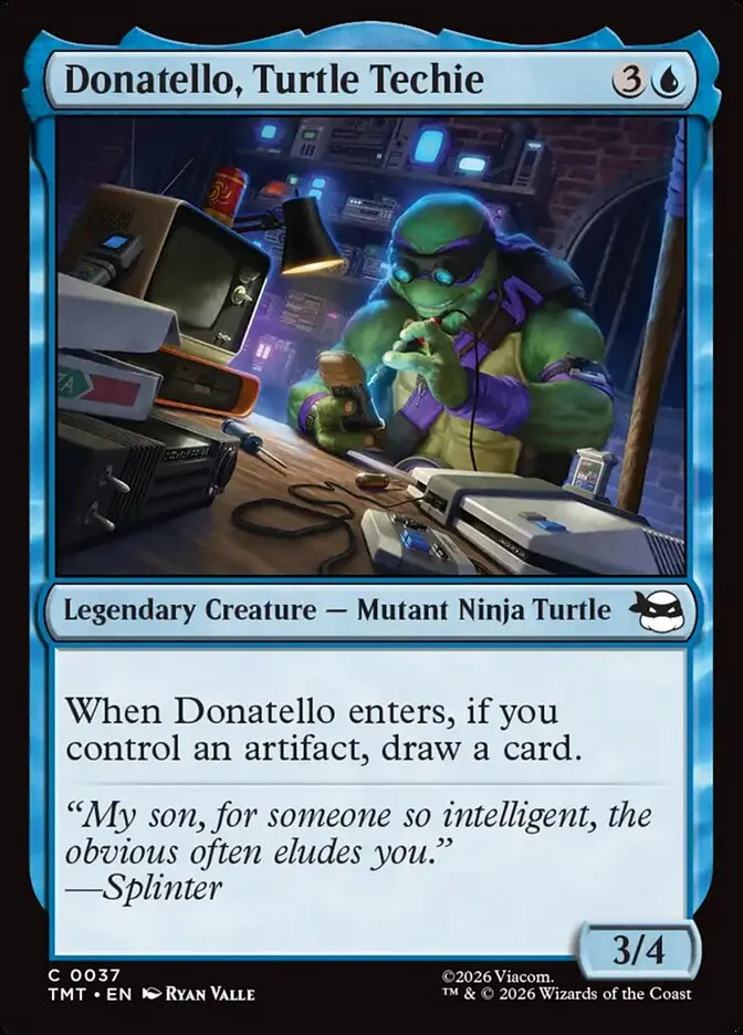 Donatello, Turtle Techie Front Face
