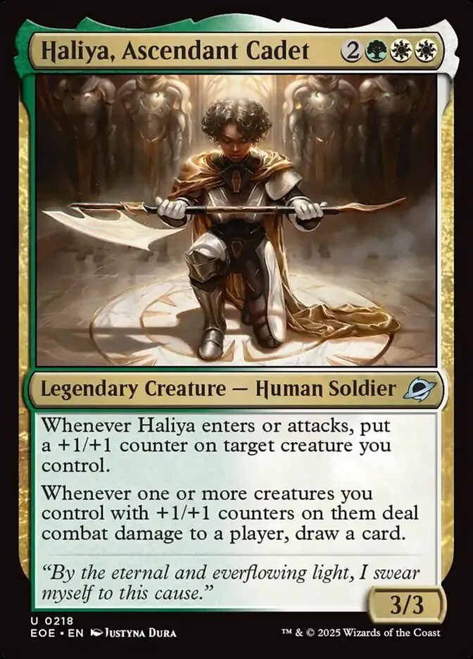 Haliya, Ascendant Cadet Front Face