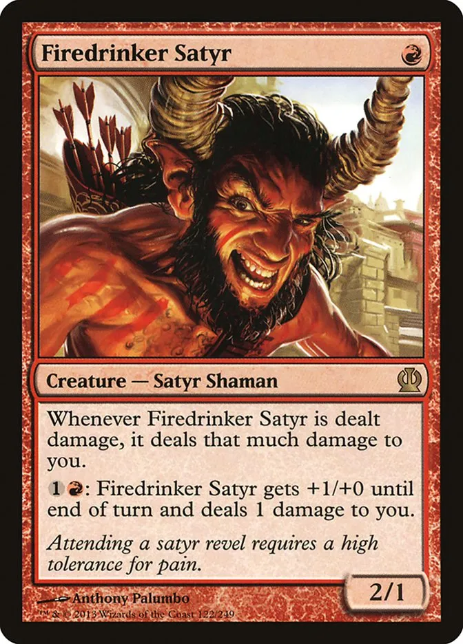 Firedrinker Satyr Front Face