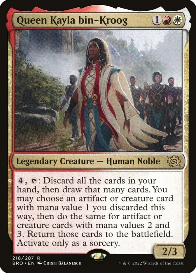 Queen Kayla bin-Kroog Front Face