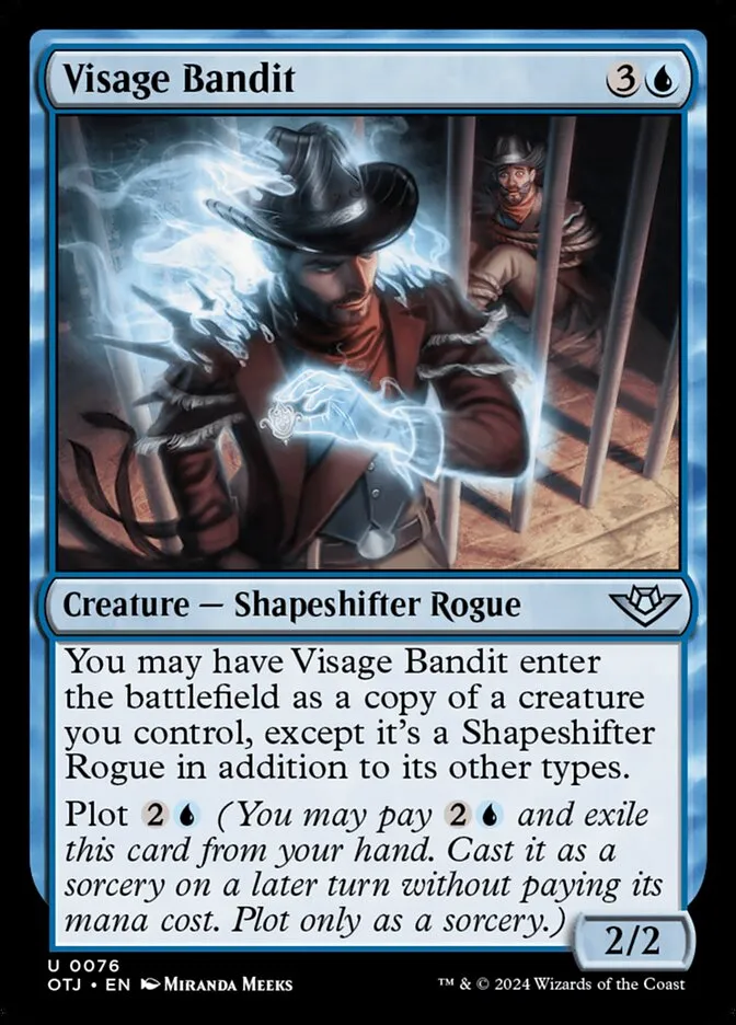 Visage Bandit Front Face