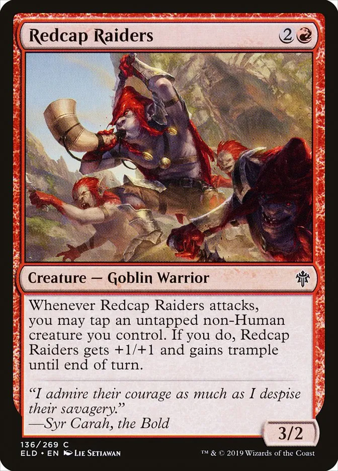 Redcap Raiders Front Face