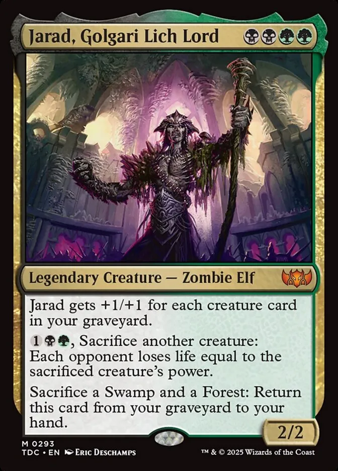 Jarad, Golgari Lich Lord Front Face