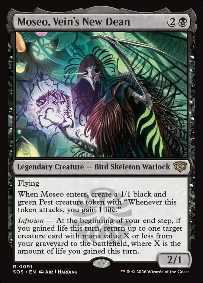 Moseo, Vein's New Dean Front Face