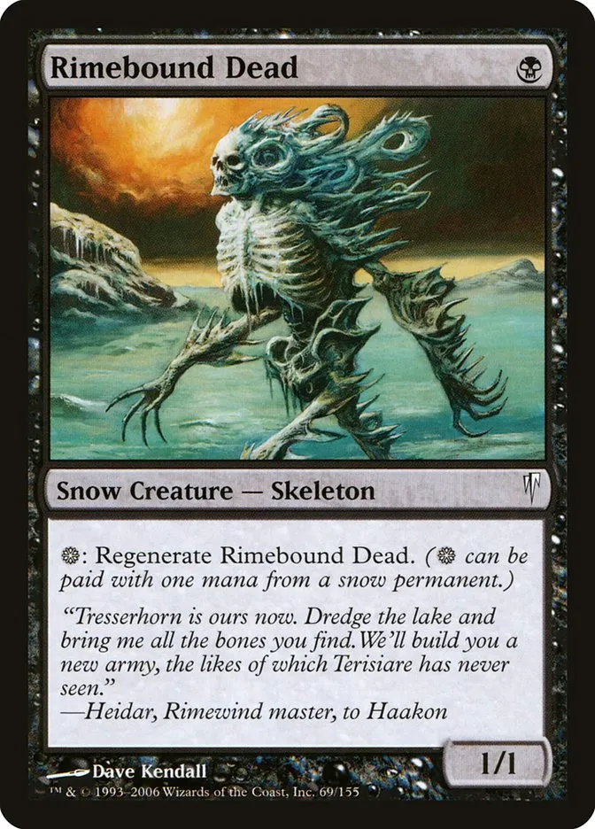Rimebound Dead Front Face