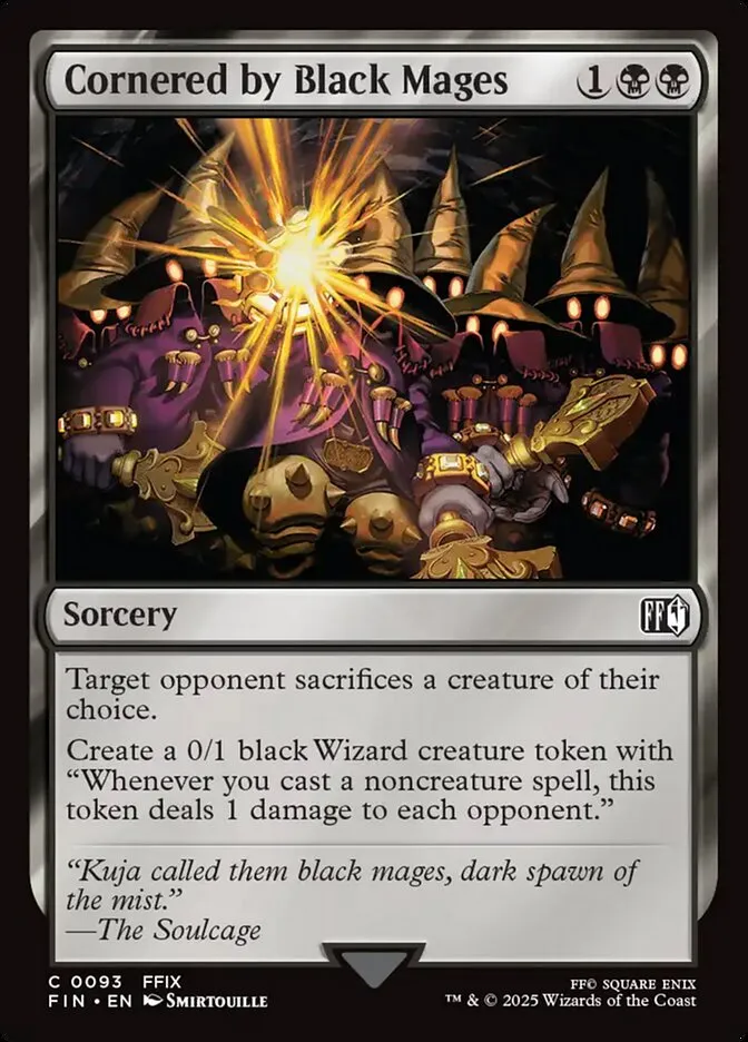 Cornered by Black Mages Front Face