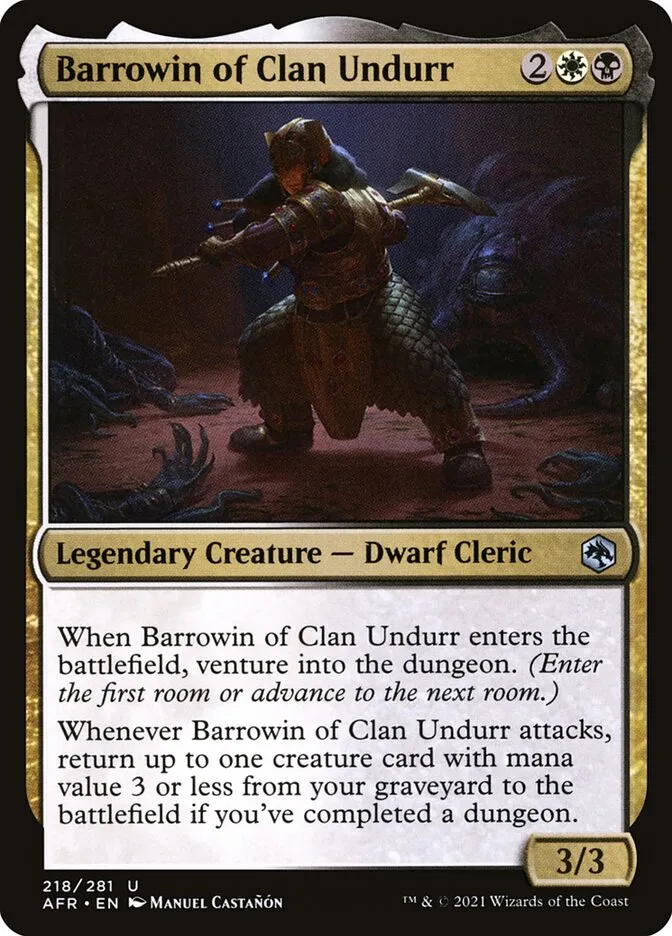 Barrowin of Clan Undurr Front Face