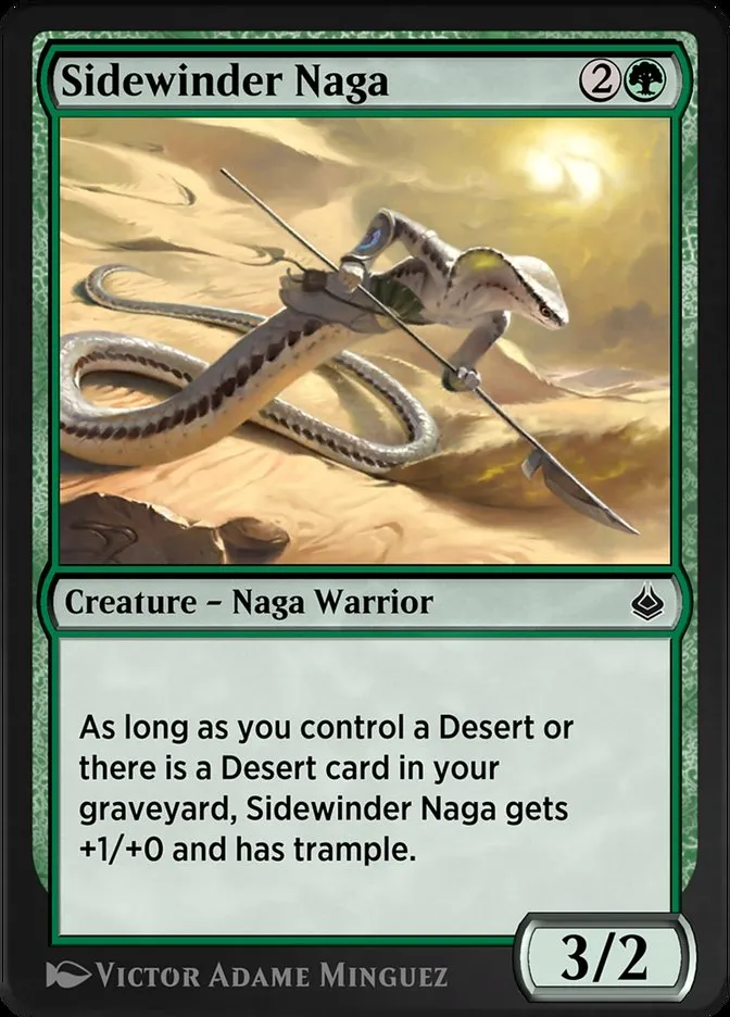 Sidewinder Naga Front Face
