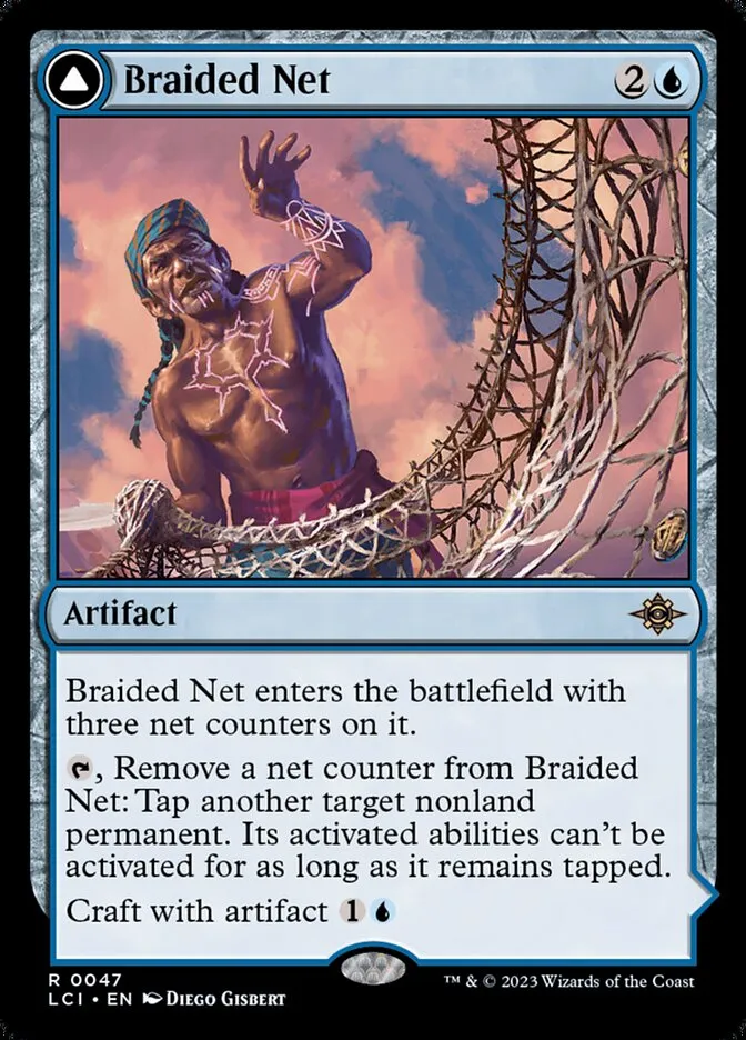 Braided Net // Braided Quipu Front Face