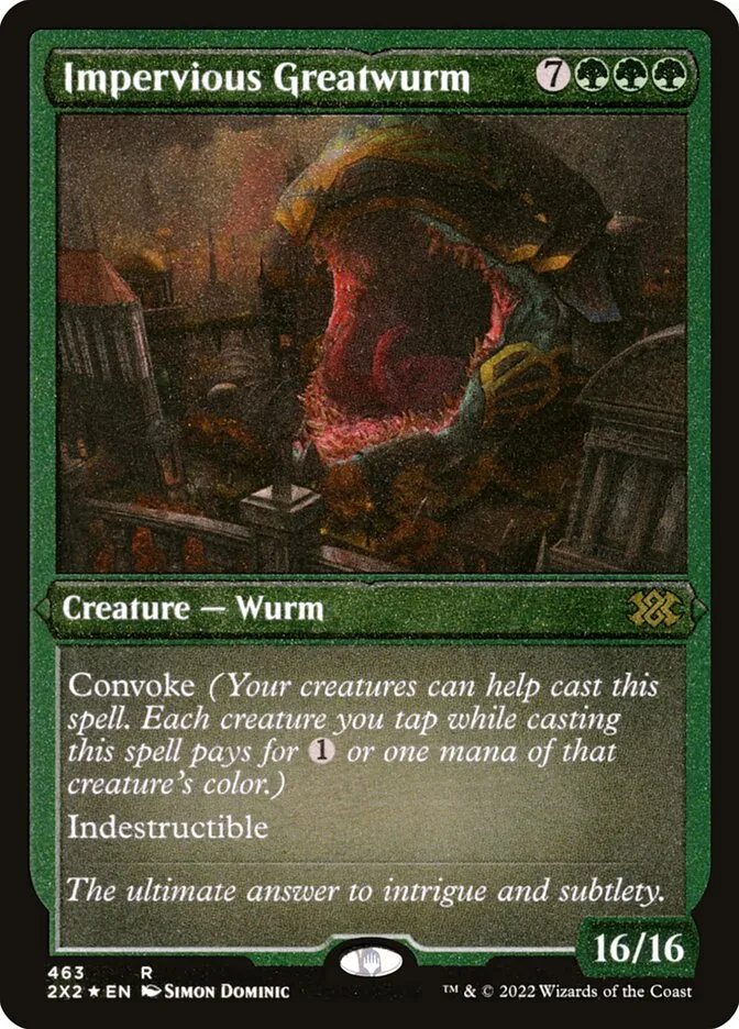 Impervious Greatwurm Front Face