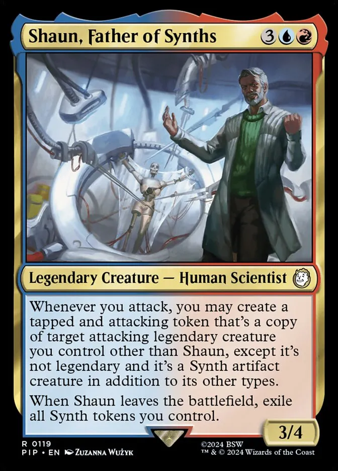 Shaun, Father of Synths Front Face