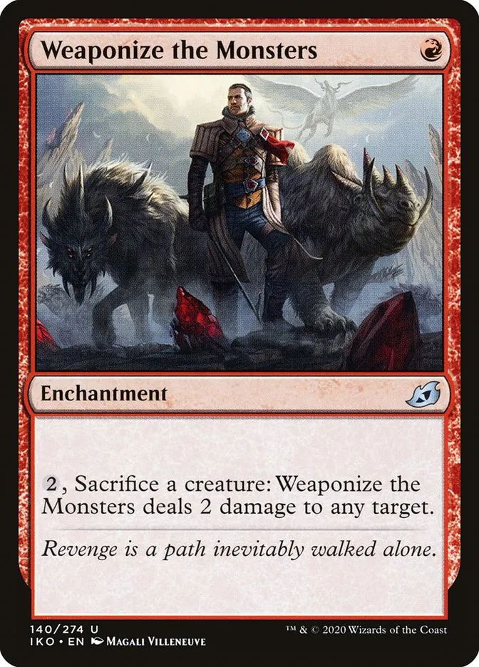 Weaponize the Monsters Front Face