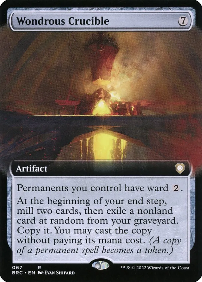Wondrous Crucible Front Face