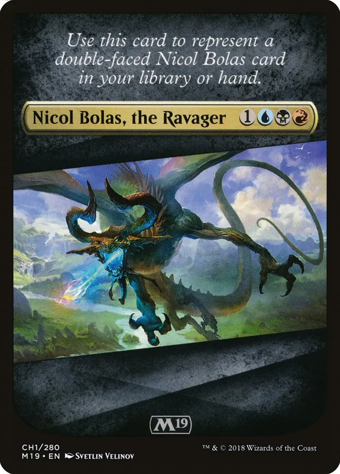 Core Set 2019 Checklist Front Face