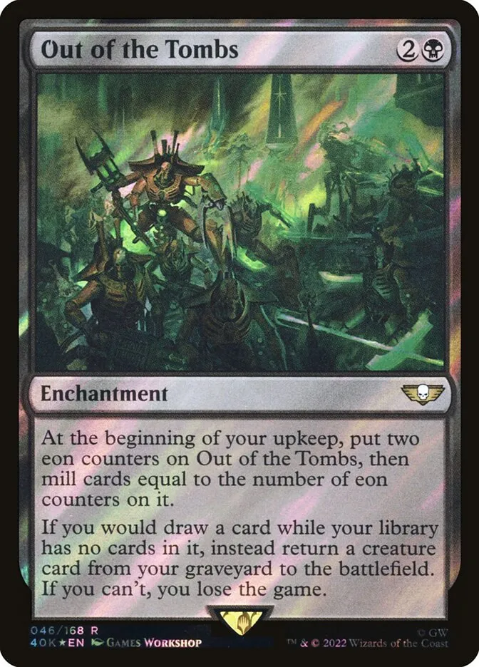 Out of the Tombs Front Face
