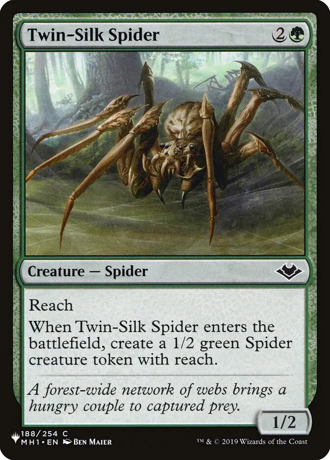 Twin-Silk Spider Front Face