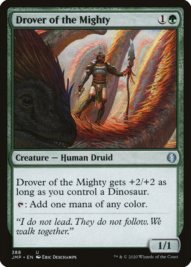 Drover of the Mighty Front Face