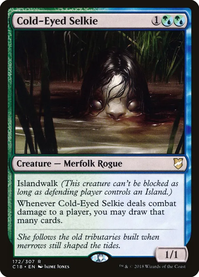 Cold-Eyed Selkie Front Face