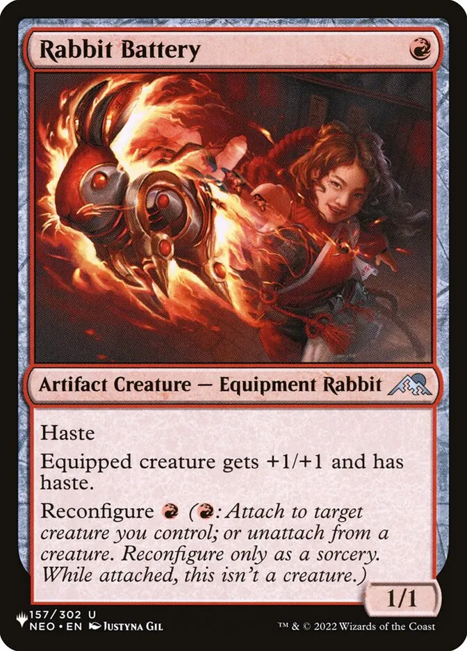 Rabbit Battery Front Face