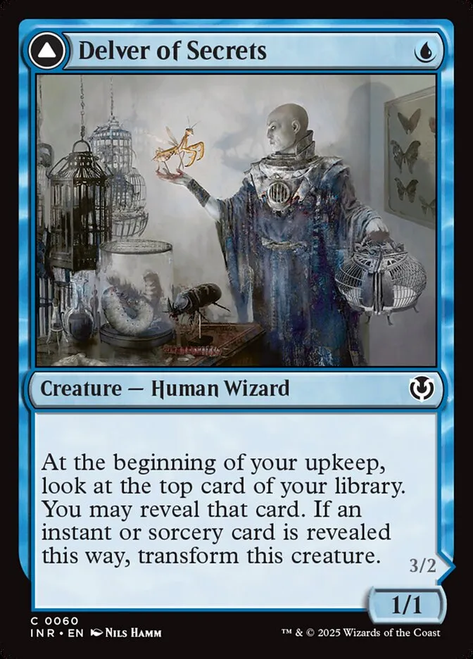 Delver of Secrets // Insectile Aberration Front Face