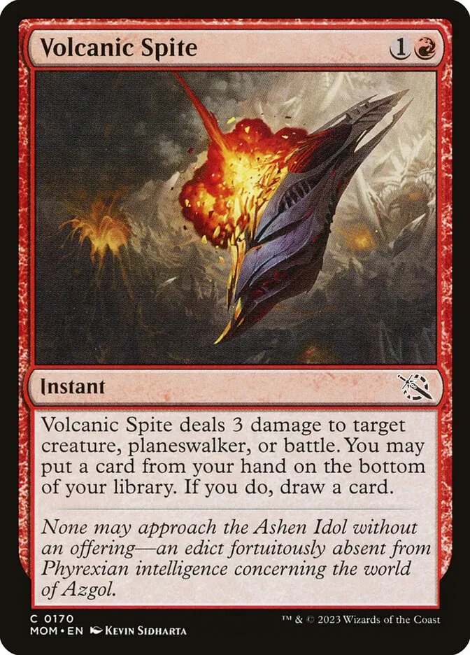 Volcanic Spite Front Face