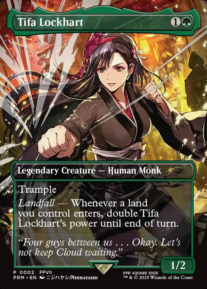 Tifa Lockhart Front Face