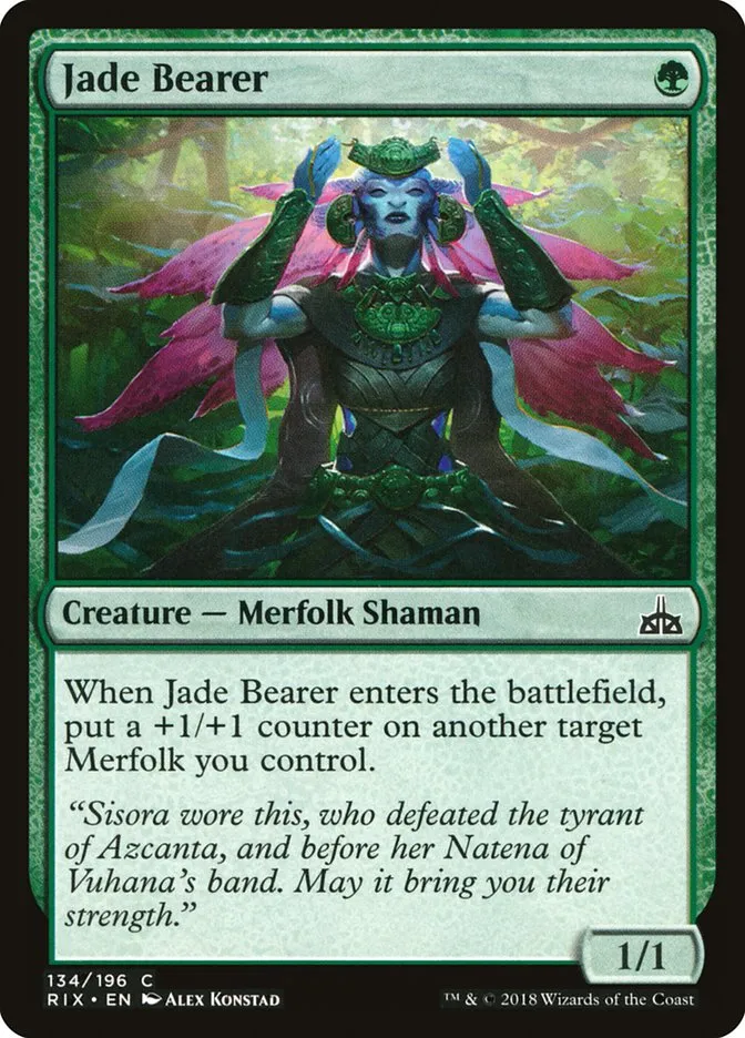 Jade Bearer Front Face