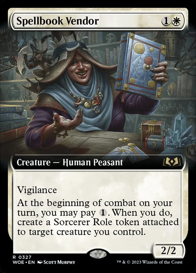 Spellbook Vendor Front Face