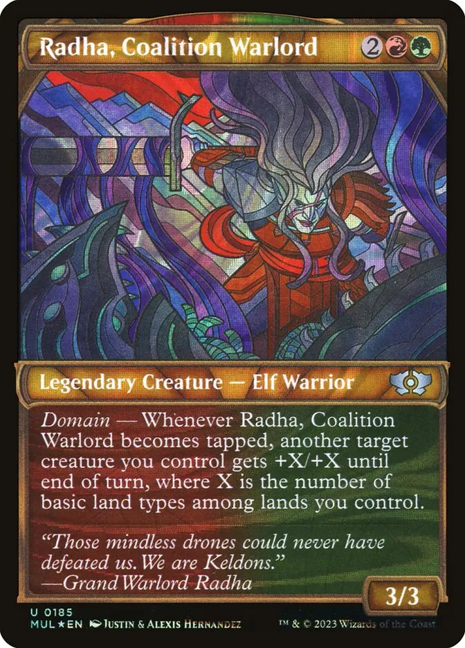 Radha, Coalition Warlord Front Face
