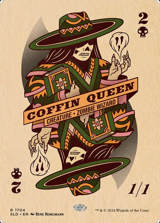 Coffin Queen Front Face