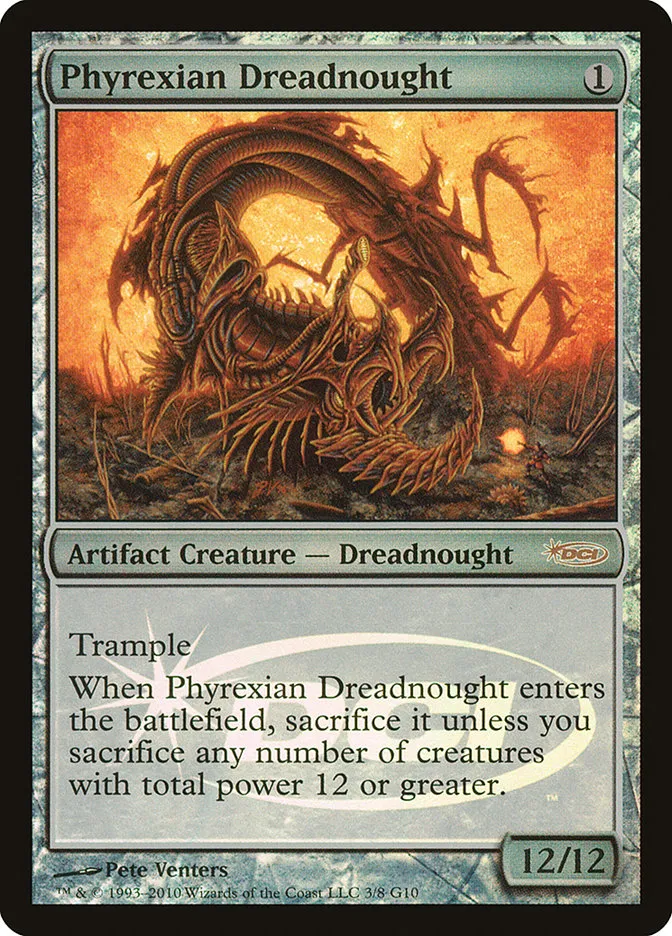 Phyrexian Dreadnought Front Face