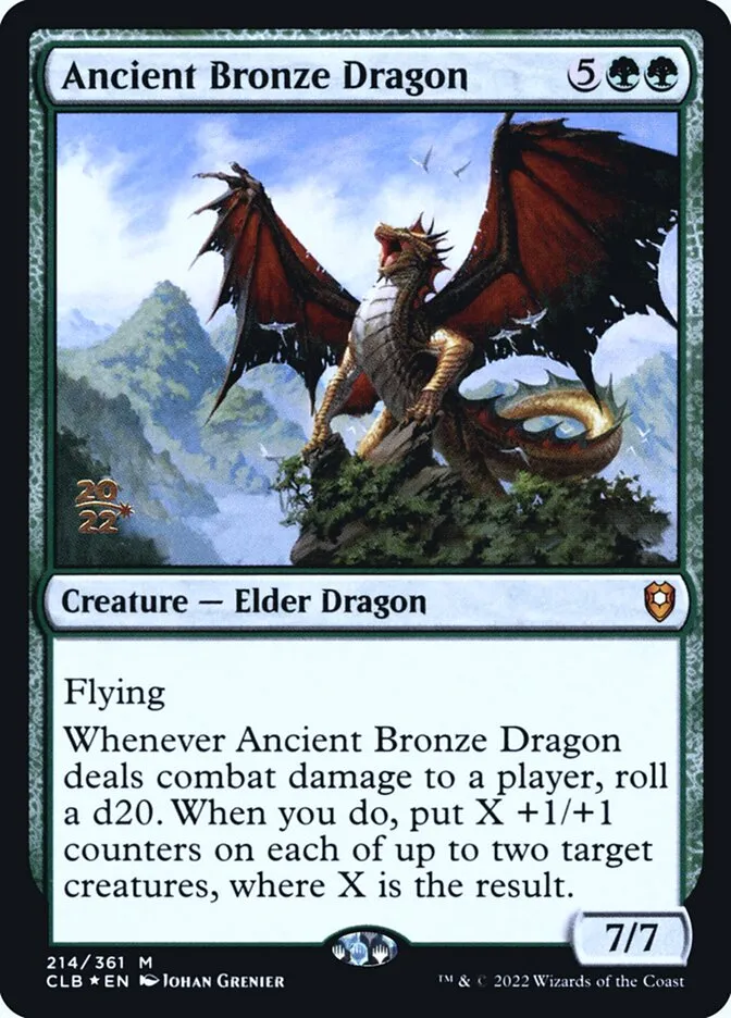 Ancient Bronze Dragon Front Face