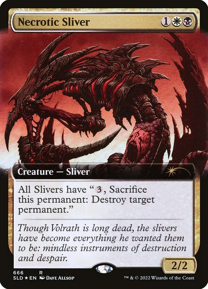 Necrotic Sliver Front Face