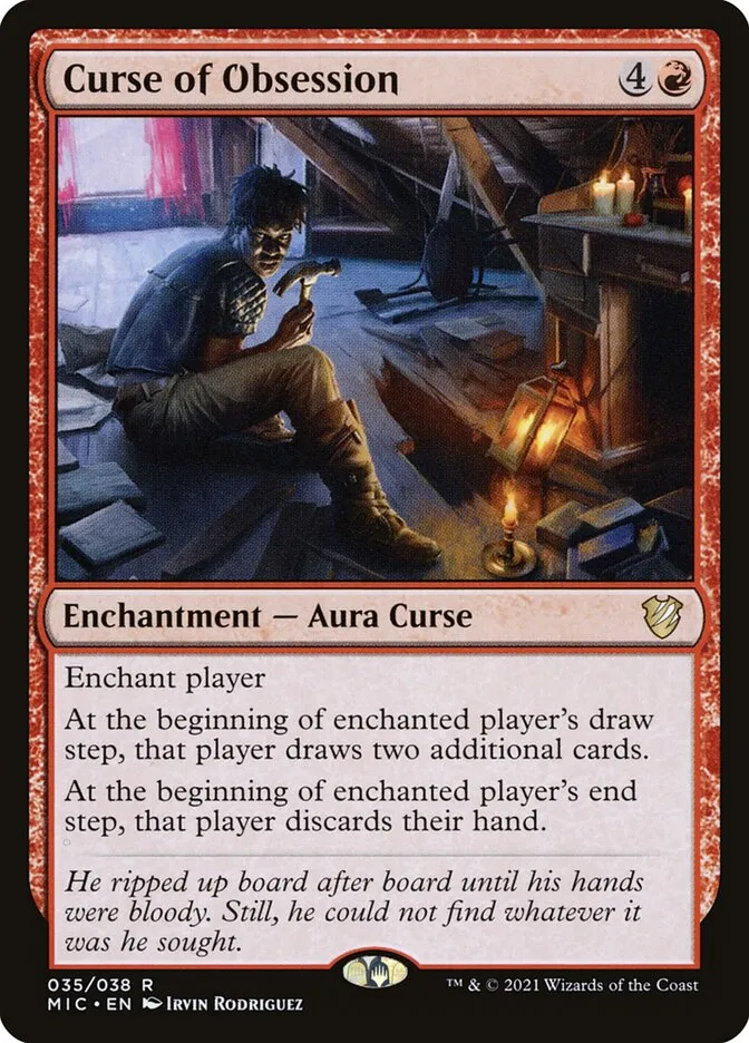Curse of Obsession Front Face