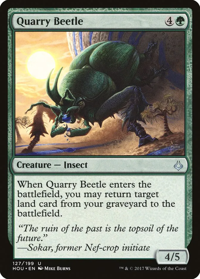 Quarry Beetle Front Face