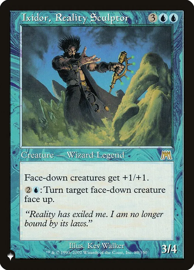 Ixidor, Reality Sculptor Front Face