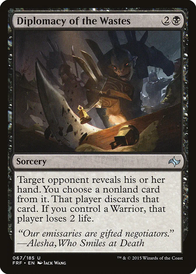 Diplomacy of the Wastes Front Face