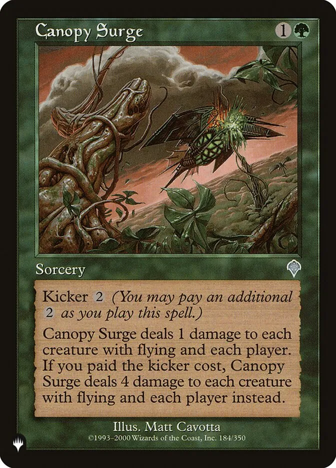 Canopy Surge Front Face