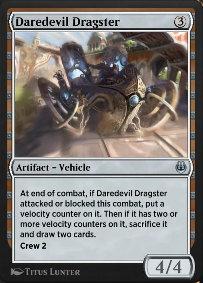 Daredevil Dragster Front Face