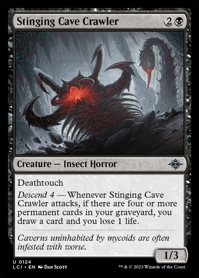 Stinging Cave Crawler Front Face