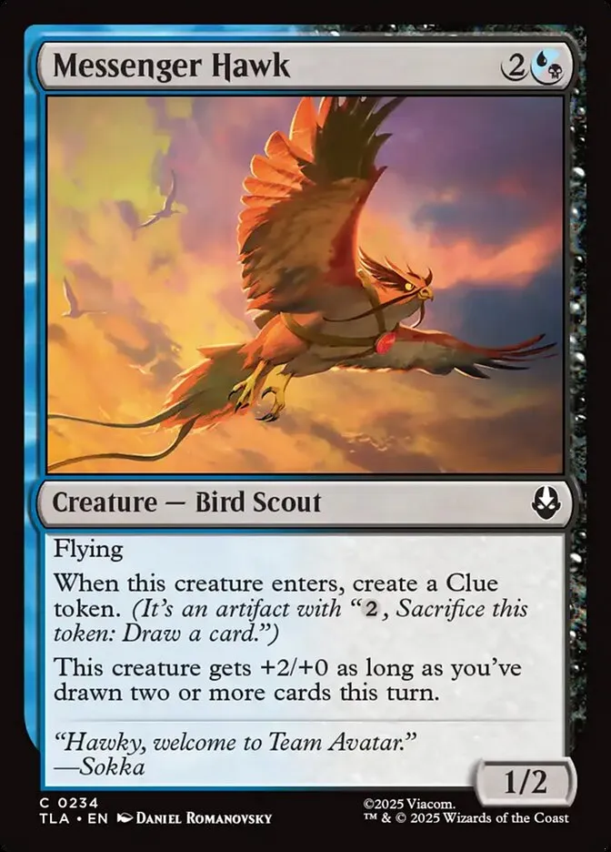 Messenger Hawk Front Face